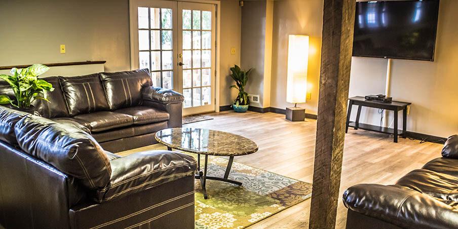 Recreation Room The process recovery center recreation room