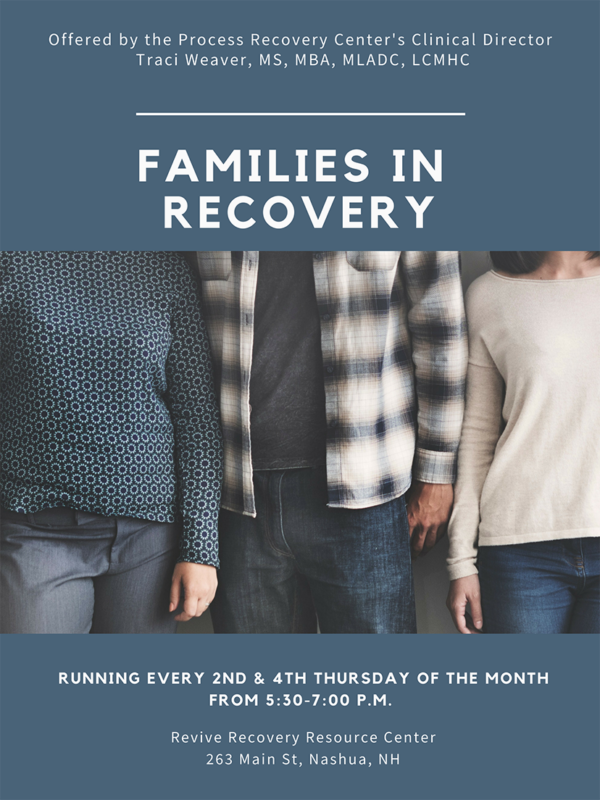 Families in Recovery flyer