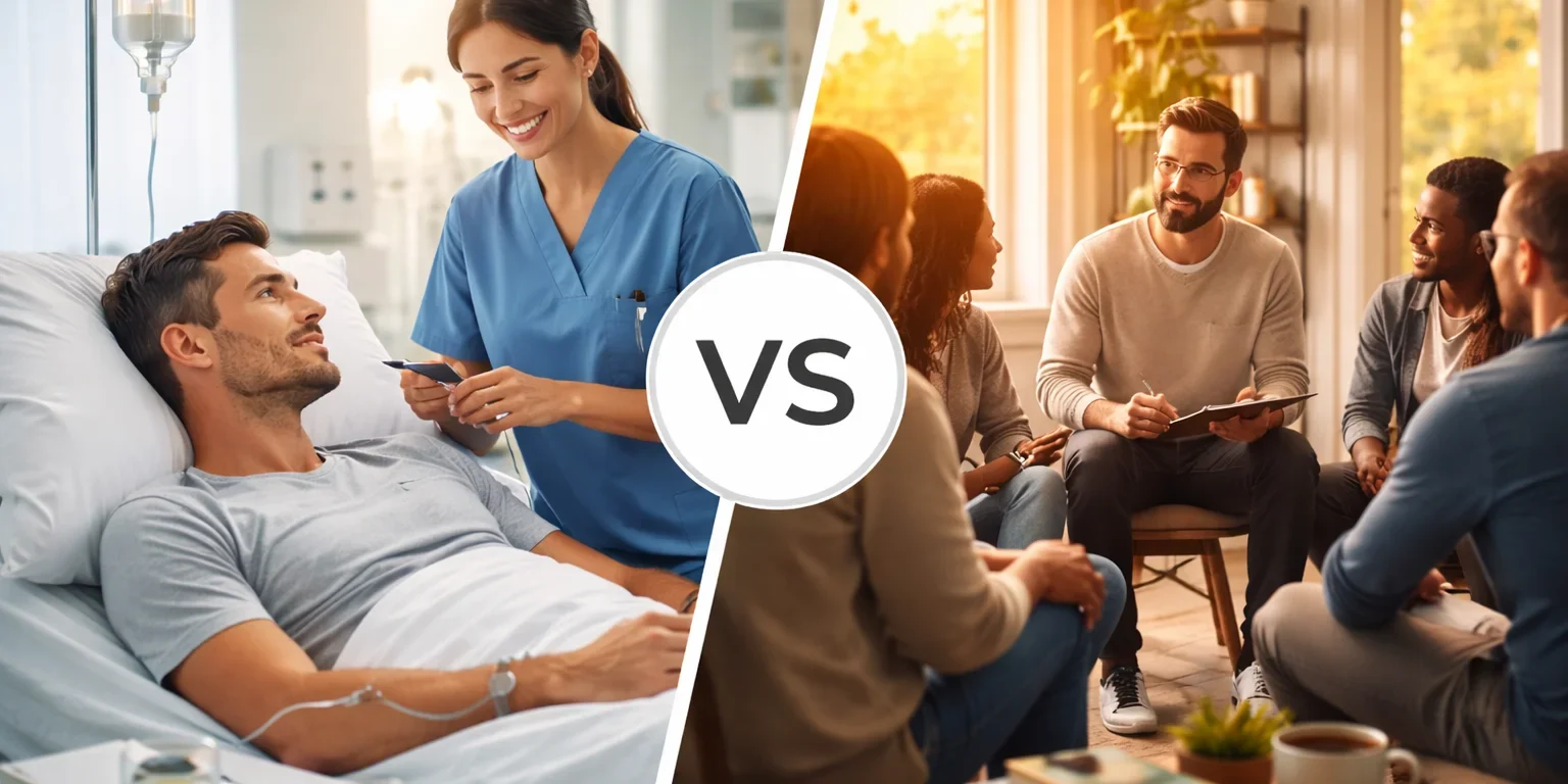 Detox vs Rehab Difference