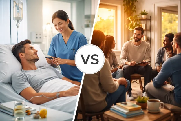 Detox vs Rehab Difference